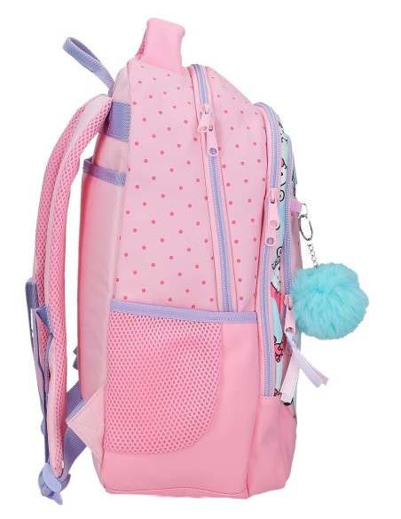 MOCHILA ADAP. 42CM 3C. HELLO KITTY BOWS